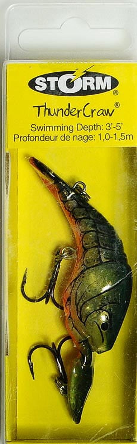 Storm Thunder Craw Bait 2.75" Phantom Chartreuse Crayfish 1/4 oz