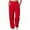 Red B1, variant on Posijego Womens V Waist Sweatpants Athletic Baggy Joggers Solid Color Lightweight Lounge Pants with Pockets