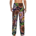 thumbnail image 3 of Xecao Vintage Floral Men's Straight Lounge Pajama Pants: The Ultimate in Comfortable Sleepwear, 3 of 9
