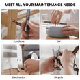 thumbnail image 6 of 24 in 1 DlY Screwdriver Set Magnetic Compact and Portable Ratchet Screwdriver,T-Handle & 72-Tooth Ratchet,24 Bits for Furniture/Bike/Computer | Portable Tool Kit, 6 of 9