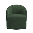 thumbnail image 5 of BELLEZE Swivel Accent Chair, Modern Upholstered Swivel Armchair 360 Degree Barrel Chair Comfy Corner Chair for Living Room Bedroom - Malta (Green), 5 of 7