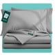 thumbnail image 1 of Juego de Sábanas de Bambú Dreamlab, Ropa de Cama Ultra Suave, Fresca, Hipoalergénica, Ecológica, Sábanas King Size de Bambú, Color Gris, 1 of 10