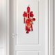 thumbnail image 5 of Colgante de nudo chino para decoración del Festival de Primavera, rojo con motivo de caballo, de tela. Estilo C, 5 of 8