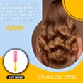 thumbnail image 4 of Minnieouse Peine para el cabello, modelado, aseo profesional, herramientas de barbería, peluquería, 9 filas, peines para desenredar, amarillo, Type3 NO3, 4 of 6
