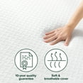 thumbnail image 4 of Zinus 8 inch Cooling Support Foam Mattress, 4 of 10