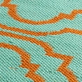 thumbnail image 2 of Kaleen Brisa BRI07-89B Turquoise/Orange Area Rug RECTANGLE 3'0" X 5'0", 2 of 3