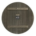 thumbnail image 4 of Elegant Designs Handsome 21" Rustic Farmhouse Wood Wall Clock, Rustic Gray, 4 of 7