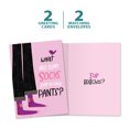 thumbnail image 5 of Tree-Free Greetings Just Because Greeting Card 2 Pack, 5x7, Socks and Pants (GT69209), 5 of 5