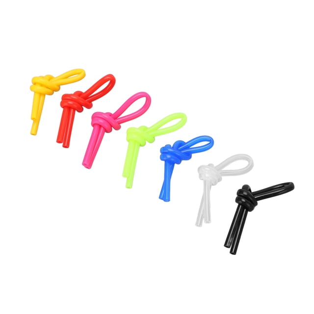 Amortiguador de vibraciones Jadeshay para raquetas de tenis 7 unidades color Negro Rojo Azul Amarillo Transparente Rojo rosa Amarillo fluorescente