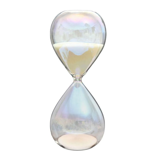 Reloj de arena de cristal para decoración nórdica, regalo para niños y adultos. 30 minutos