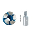 thumbnail image 3 of 1 Inch Mini Flat Grinding Head for Angle Grinder Efficient Bottom Cleaning Flattening Deburring and Preparation, 3 of 4