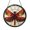 Acrylic 3.5 Inch, variant on Red Dragonfly Stained Glass Window Hanging Suncatcher, Nature-Themed Home Decor, Vibrant Floral Accent, Gift for Mom or Nature Lovers