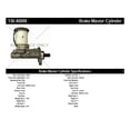 thumbnail image 4 of Centric Parts 13040009 Brake Master Cylinder, 4 of 4