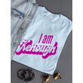 thumbnail image 2 of I Am Kenough Quote T-shirt Women's -SmartPrintsInk Designs, 2 of 3