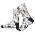thumbnail image 2 of Rocae Lilies Flowers for Adult Socks Casual Athletic Stretchy Loose Socks for Women Men Non-Slip Middle Tube Socks, 2 of 7