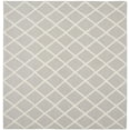 thumbnail image 2 of Safavieh Dhurries Victor Geometric Area Rug, Gray/Ivory, 8' x 8' Square, 2 of 8