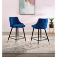 thumbnail image 3 of Modway Adorn Performance Velvet Counter Stool Set of 2, Dusty Rose, 3 of 5