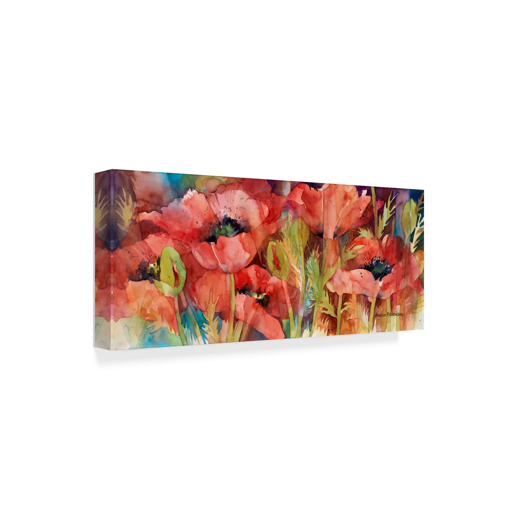 Trademark Fine Art 'Petals On Parade' Canvas Art by Annelein Beukenkamp