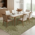 thumbnail image 2 of HOMERRY Washable Indoor Carpet Geometric Border Striped Area Rug for Living Room, Camel 5' x 7', 2 of 5