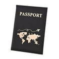 thumbnail image 3 of Unisex PU Leather Passport Cover for Travel C2K3, 3 of 8