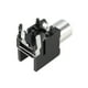 thumbnail image 3 of Conector RCA hembra de montaje en panel PCB negro de 2 pines, 10Pcs, 3 of 4