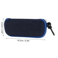 thumbnail image 4 of Estuche para gafas con cremallera de Unique Bargains, almacenamiento ligero para gafas 6.38"x2.44"x1.57" azul, 4 of 5