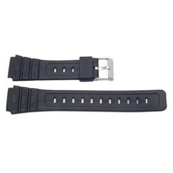 18mm Casio Style Black Watch Band