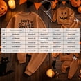 thumbnail image 4 of GCETTIC Toddler Baby Boy Halloween Outfit Long Pumpkin Shirt Pant Clothes Set 6M-2T 2-3 Years, 4 of 9