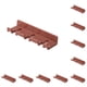 thumbnail image 1 of Moyic Ganchos colgantes sin perforación montados en la pared Soporte para pastas de Cables multifuncionales Estante de Rojo 10piezas, 1 of 6