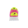 thumbnail image 3 of Fila Star Runner Girl's Shoes Size 10.5, Color: Pink/Volt, 3 of 5