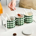 thumbnail image 6 of Sugar Bowl With Lid And Spoon, Sugar Jar, Sugar Pot, Sugar Dish, Storage Jar, Sugar Dish, Sugar Container-Green-250ml, 6 of 7