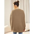 thumbnail image 5 of Women's Cardigan 2023 Open Front Oversized Button Lightweight Sweaters V Neck Loose Cardigans Knit Outwear, 5 of 8
