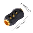 thumbnail image 3 of Carrete Pesca Perilla Fibra Carbono Aparejos Ergonómicos () Rojo, 3 of 3