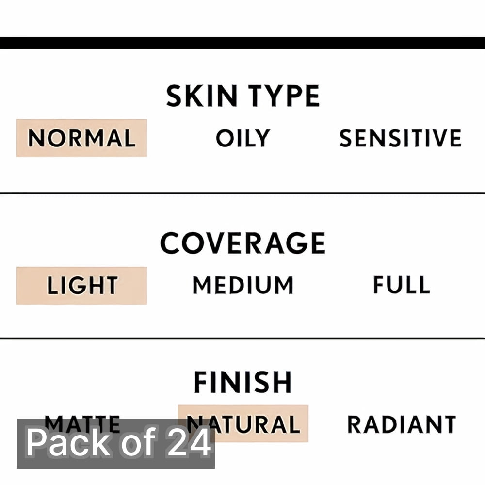 CoverGirl TruBlend Liquid Foundation, L-1 Ivory, 1 oz (Pack of 24)