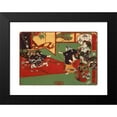 thumbnail image 2 of Tsukioka Yoshitoshi 24x18 Black Modern Framed Museum Art Print Titled - Tokugawa Ietsuga Playing at Archery (1875), 2 of 5