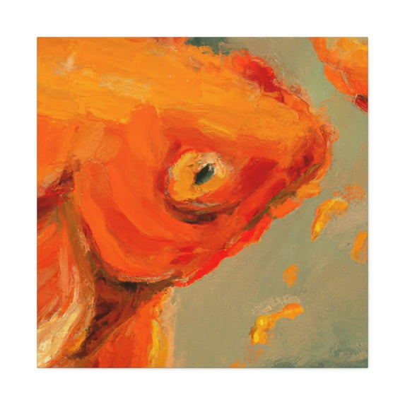 Goldfish in Impressionism - Canvas