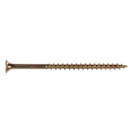 

48583 9 x 2.5 in. Zinc & Yellow Dichromate Star Drive All Purpose Wood Screw