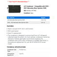 thumbnail image 2 of A/C Condenser - Compatible with 2020 - 2021 Mercedes-Benz Sprinter 2500, 2 of 2