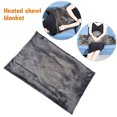 thumbnail image 1 of Mantón de calefacción eléctrica USB Mantas térmicas inteligentes Almohadillas calentadoras corporales (gris oscuro) Ehuebsd Libre de BPA, 1 of 8