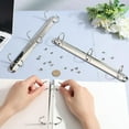 3 Set 3 Ring Binder Mechanism Iron Binder Replacement Kit O Rings Loose