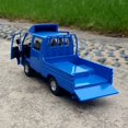 thumbnail image 3 of Modelo de coche de aleación ISUZU NHR 1:32, camión volquete de Metal fundido a presión, modelo de vehículos, colección de simulación de luz y sonido, juguete para regalo para niños, 3 of 5