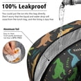 thumbnail image 5 of Womens Black Cartoon Dinosaurs Text Pattern Lunch Box for Work,Insulated Lunch Bag for Women,Loncheras Para Mujer,Leakproof Adult Lunch Bag for Work,Beach,Travel,Picnic,Camping, 5 of 7