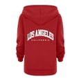 thumbnail image 7 of Vividxx Hoodies For Girls Long Sleeve Letter Print Hooded Sweatshirts Kids Soft Zip Up Hoodie With Pocket Fashion Clothing 5-6 Years, 7 of 7