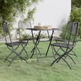 thumbnail image 1 of vidaXL 5 Piece Garden Dining Set Expanded Metal Mesh Anthracite, 1 of 5