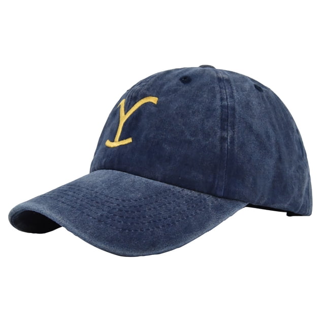 Gorra de béisbol con cola de caballo cruzada Dutton Ranch de Yellowstone en liquidación, gorra con bordado desgastado para exteriores, gorra con protección solar, gorra de color sólido