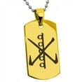 thumbnail image 1 of Stainless Steel Reiki Rama Bonding Engraved Dog Tag Pendant Necklace, 1 of 1