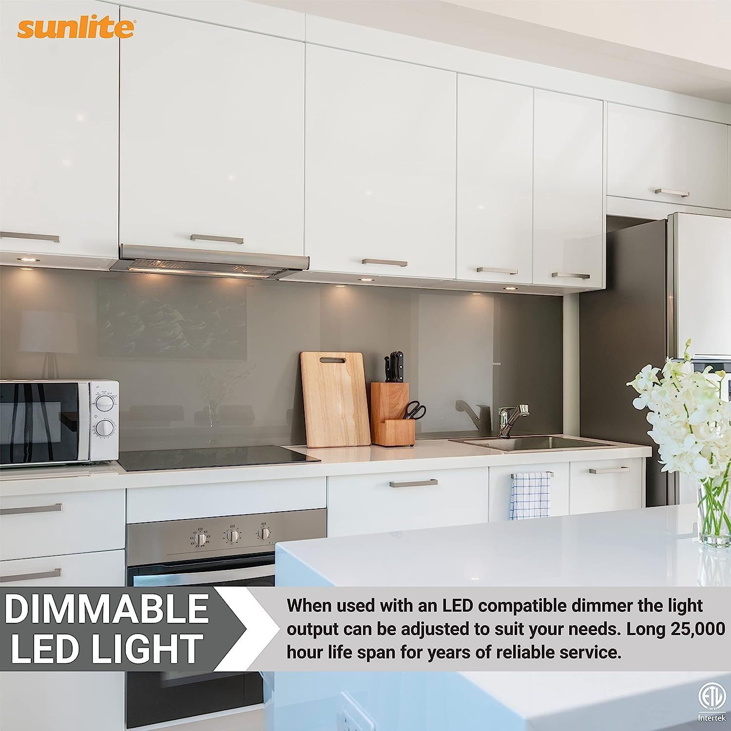 Sunlite LED PAR16 Short Neck Recessed Spotlight Bulb 7 Watts, (60W Halogen Replacement), Medium E26 Base, Dimmable, ETL Listed, 2700K Warm White, 6-Pack