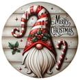 thumbnail image 1 of Ngheia Christmas Door Decorations and Ornaments, Merry Christmas Front Door Sign Rustic Round Welcome Door Sign Gnome Tree Pattern Welcome Wall for Front Doors, 1 Pendant, 1 of 9