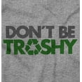 thumbnail image 2 of Don't Be Trashy Reduce Reuse Recycle Womens Fitted Plus Size Graphic Tee Brisco Brands 3X, 2 of 5