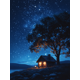 thumbnail image 1 of Qisvanset 12x16 Inch Minimalist Christmas Nativity Canvas Wall Art, Silent Night Religious Holiday Decor, 1 of 8